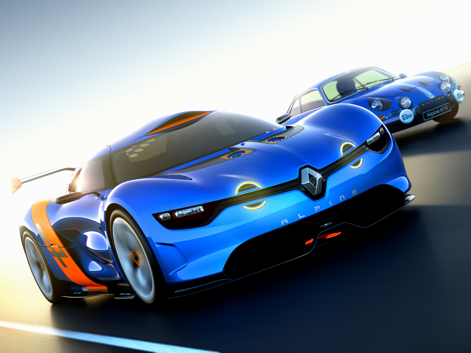 Renault выпустил тизер спорткара Alpine Le Mans 2015